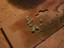 Mauersteine für den Schutthaufen.
