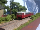 Am 10.09.2011 zum Tag der offenen Tür des Wittenberger Modellbahnclubs wurde das Diorama ausgestellt. Hier mit der 